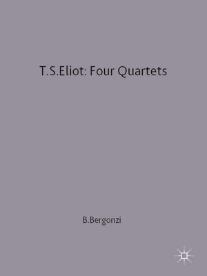 cover image of T.S. Eliot: Four Quartets
